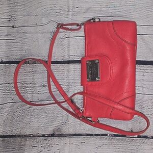 Nicole Miller Crossbody Strap Clutch.